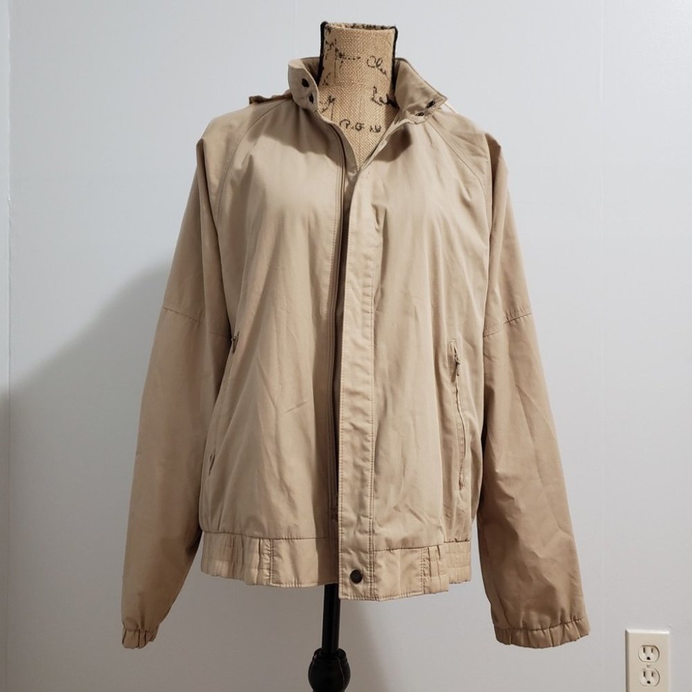 {London Fog} Light Hooded Jacket